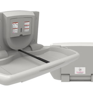Baby Changing Station, Horizontal – Plastic/Stainless Steel, Surface Mounted